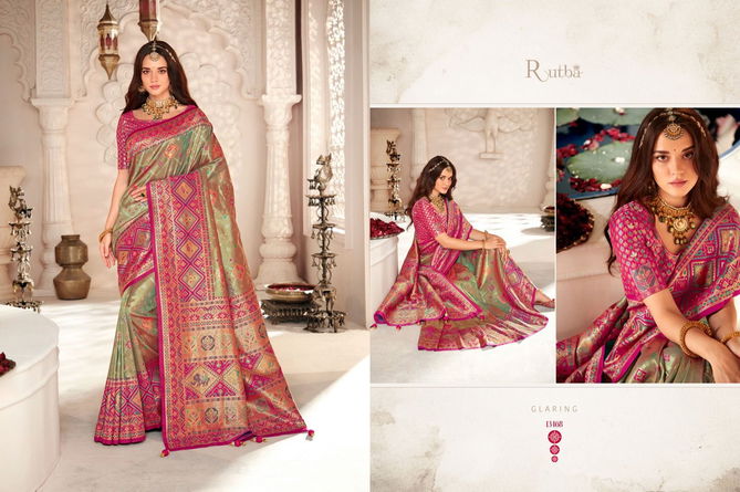 Rutba Vol 9 By Krishna Gokul Silk Wedding Sarees Catalog